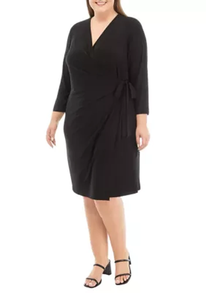 Plus Classic Wrap Dress