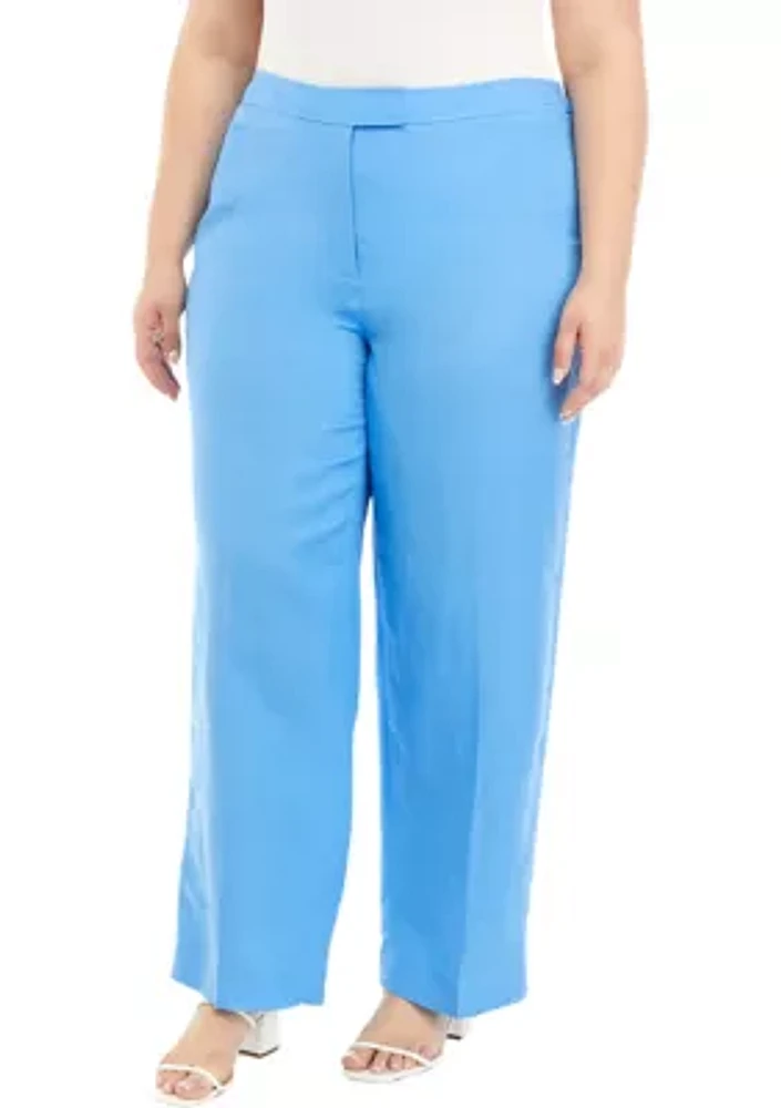 Fly Front Wide Leg Trouser The Jullian Unlined Trousers