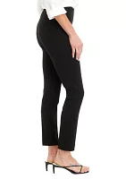 Women's Pull On Hollywood Waist Slim Ankle Pants