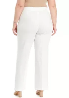 Plus Pull On Wide Leg Pants