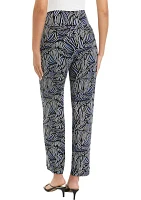 Women's Printed Pull On Flare Pants