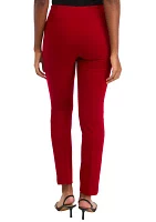 Petite Pull on Hollywood Waist Slim Ankle Pants