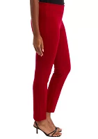 Petite Pull on Hollywood Waist Slim Ankle Pants