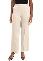 Women's Wide Leg Satin Pants