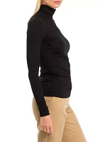 Women's Long Sleeve Seamless Turtleneck Sweater