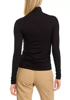 Petite Seamless Turtleneck Top