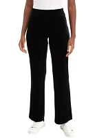 Women's Wide Leg Velour Pants