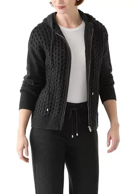 Women's Heathered Zip Up Hoodie
