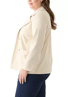 Women's Cotton Blazer