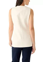 Women's Sleeveless Vest with Pockets