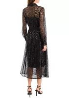 Women's Long Sleeve Lace Dress