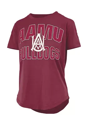 NCAA Alabama A&M Bulldogs Maxima Glitter Short Sleeve Graphic T-Shirt