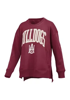 NCAA Georgia Bulldogs Venice Oversized Fleece Top