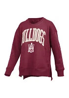 NCAA Georgia Bulldogs Venice Oversized Fleece Top