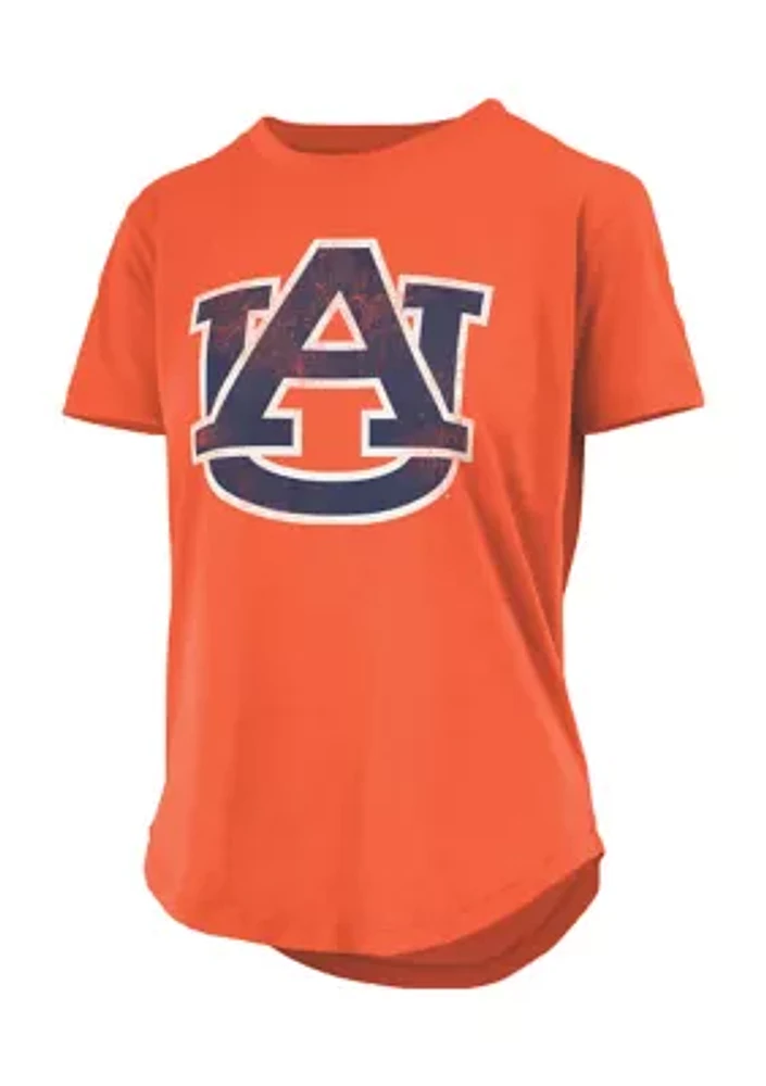 NCAA Auburn Tigers Distressed Logo Short Sleeve Graphic T-Shirt