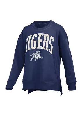 NCAA Jackson State Tigers Venice Oversized Fleece Top