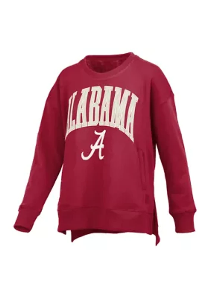 NCAA Alabama Crimson Tide Venice Oversized Fleece Top