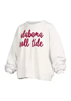 NCAA Alabama Crimson Tide Oversized Fleece Top