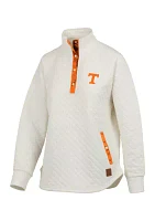 NCAA Tennessee Volunteers Claire Quilted Henley Pullover