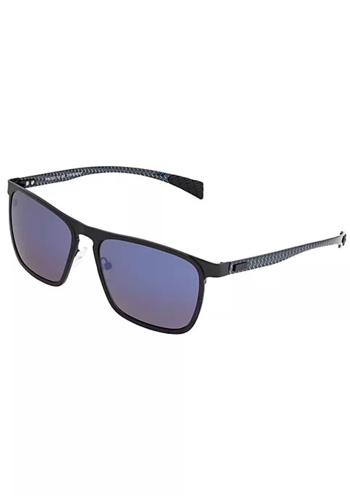Caelum - Women Fashion Square Flat Top Oversize Sunglasses Blue