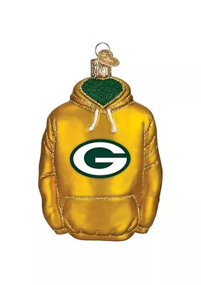 Old World Christmas Green Bay Packers Hoodie Ornament For Christmas Tree