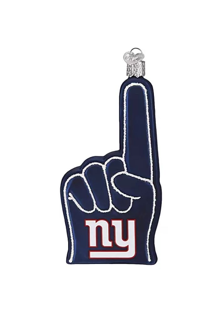 Belk Old World Christmas New York Giants Foam Finger Ornament For Christmas  Tree