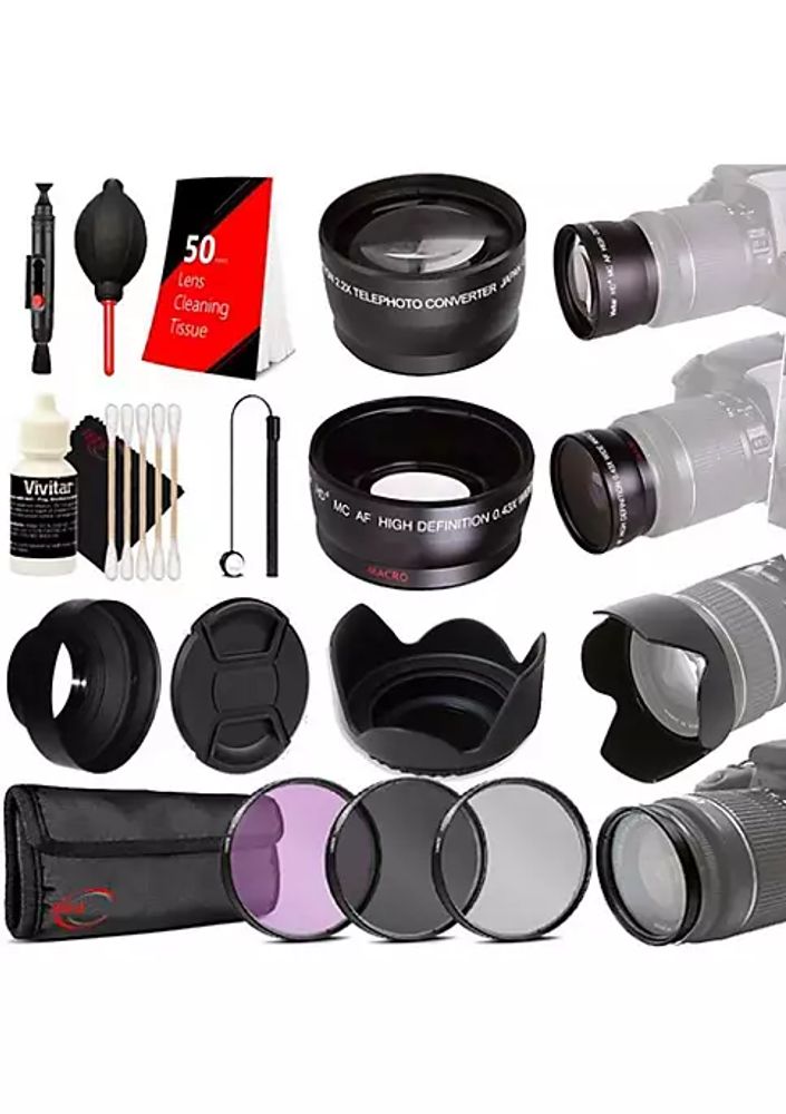 pedaal nadering Huiswerk maken Belk Complete Filter & Lens Hood Set For Canon 50mm F1.8, 40mm 2.8 & 24mm F2 .8 Lenses | The Summit