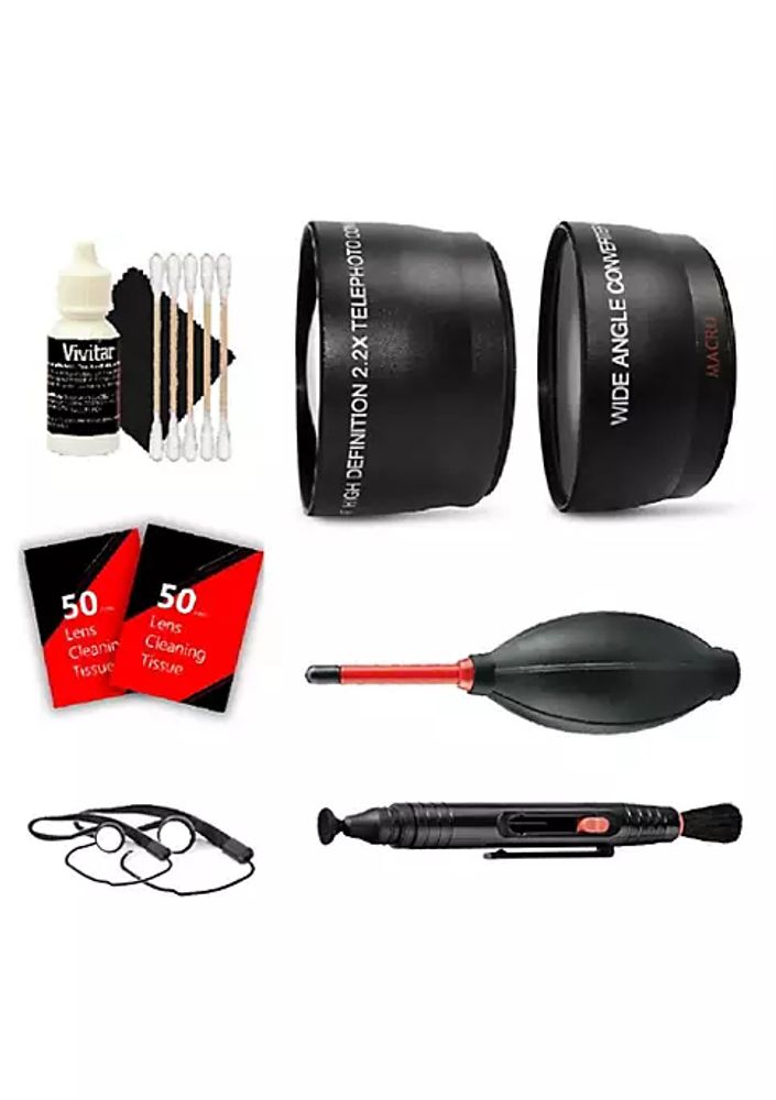eindeloos Verleiding Conjugeren Belk 58mm Wide Angle And Telephoto Lens Kit For Canon 70d, 77d, 8d And All  Canon Dslr Cameras | The Summit