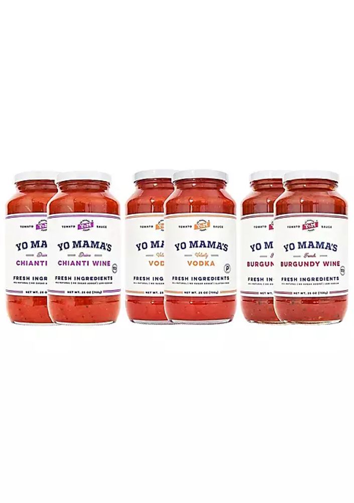 Belk Yo Mama's Foods Keto Friendly Gourmet Pasta Sauce Collection | (6) 25  ounce Bottles | The Summit