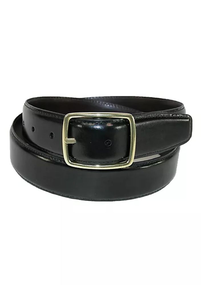 Banana Republic Men's Tumbled Leather Belt Black Regular Size 30