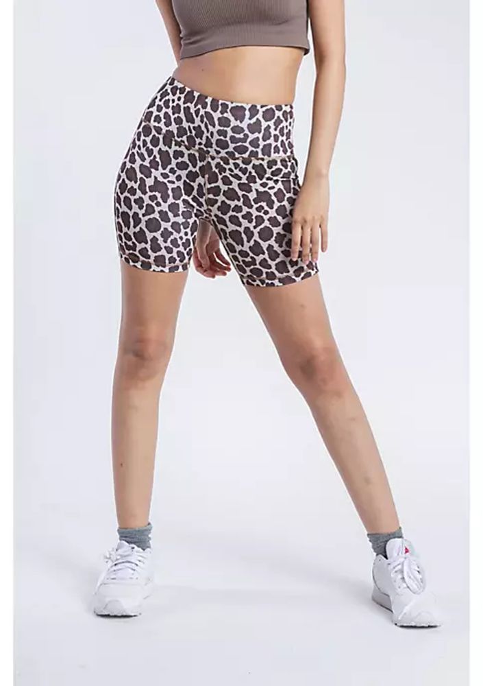 Belk Women's 5 Inseam Leopard Bike Shorts | The Summit