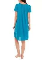 Short Sleeve Tricot Gown