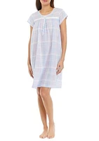 Woven Cotton Short Gown