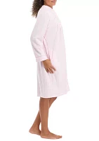 Honeycomb Short Button Robe