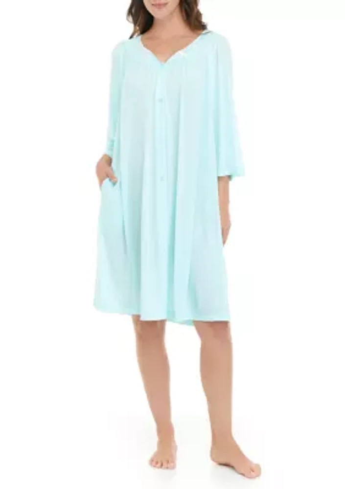 Tricot Button Robe