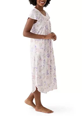 Cottonessa Long Printed Nightgown