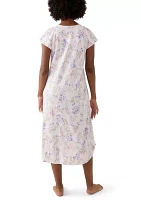 Cottonessa Long Printed Nightgown