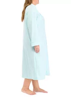 Plus Honeycomb Long Zip Robe