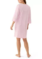 Lace Trim Short Robe