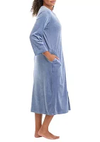 Fleece Long Robe