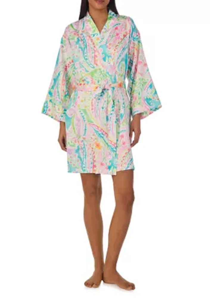 Short Kimono Robe