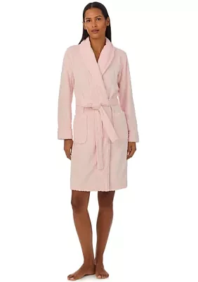 Long Sleeve Shawl Collar Robe