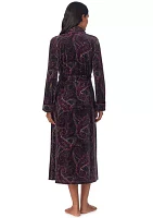 Long Sleeve Shawl Collar Robe