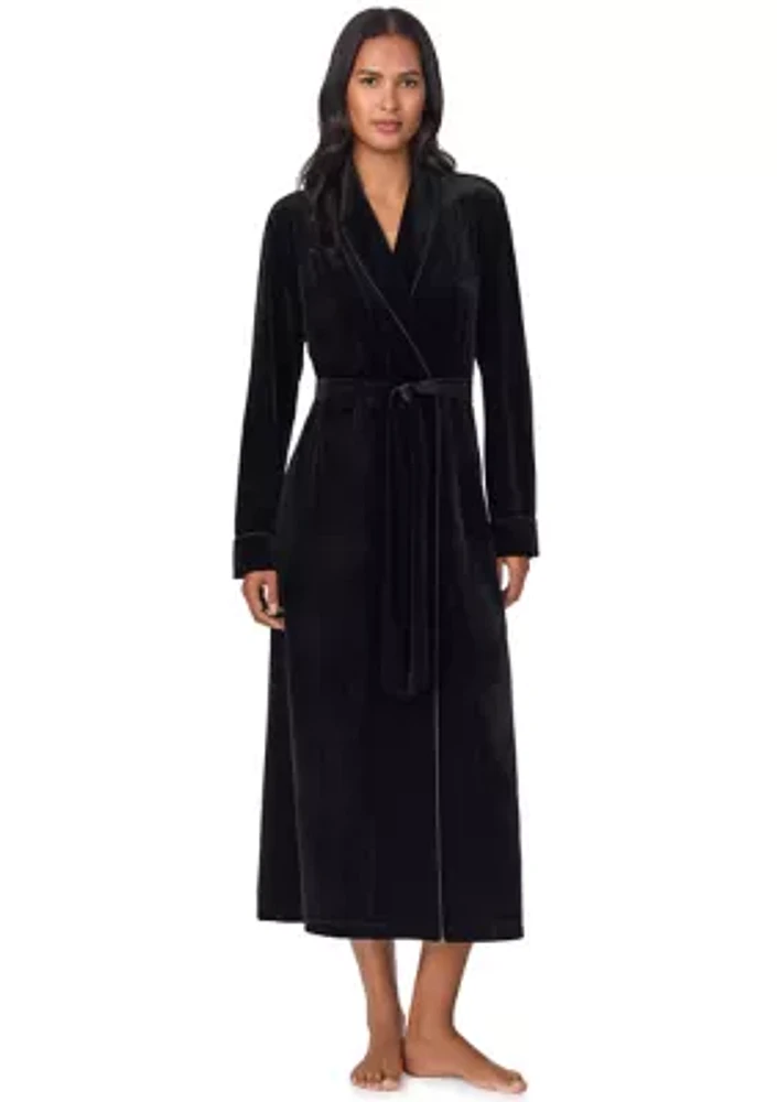 Long Sleeve Shawl Collar Robe