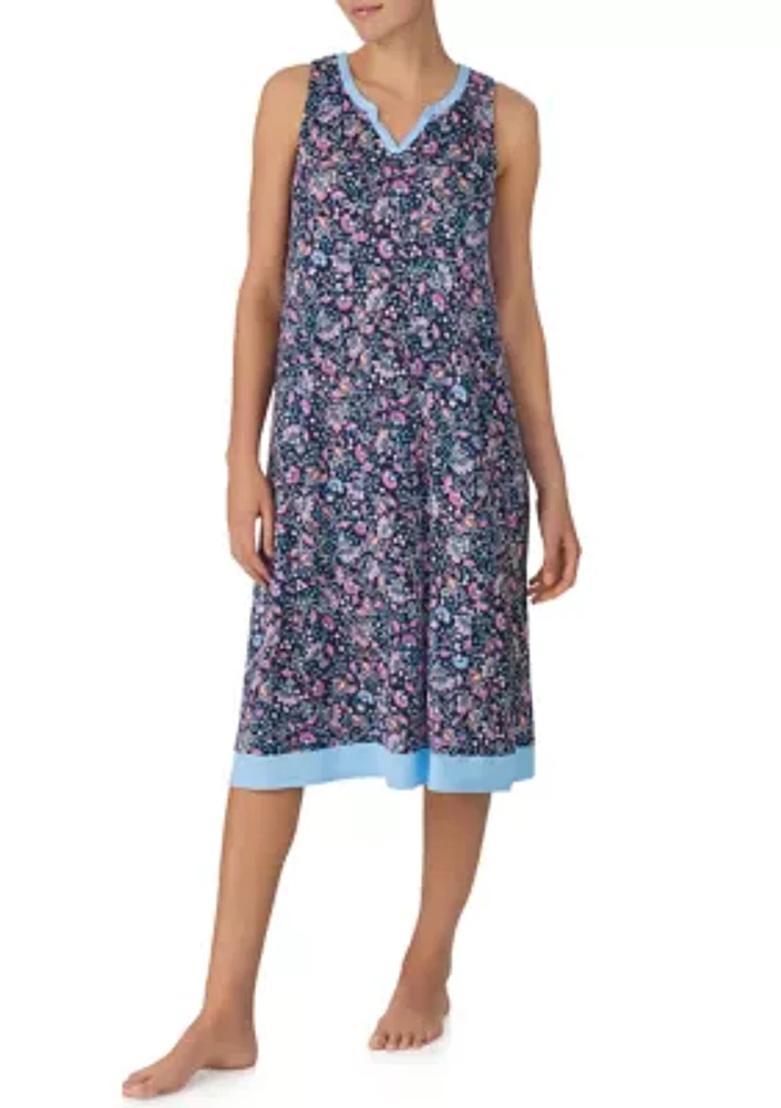 Sleeveless Midi Nightgown