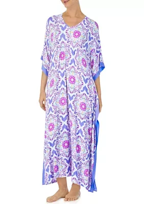 Printed Long Caftan