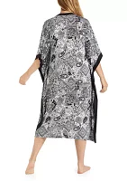 Plus Paisley Long Caftan