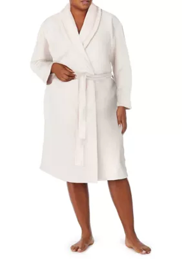 Plus Long Wrap Robe