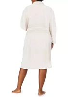 Plus Long Wrap Robe