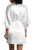 Satin Wrapper Robe